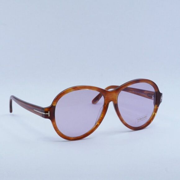 Tom Ford Camryn FT1033 45Y Sunglasses Brown Aviator Frame, Photochromic Lenses